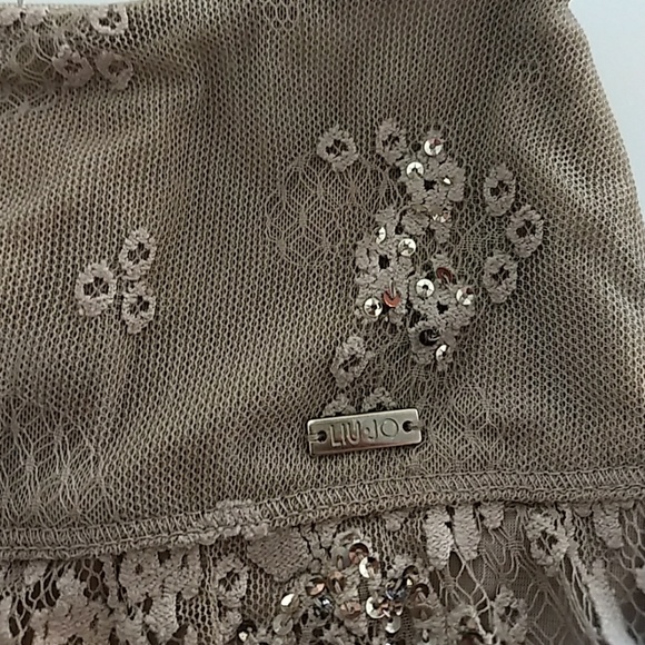 Vintage Gold sequins nude Skirt Liu Jo - Picture 2 of 5